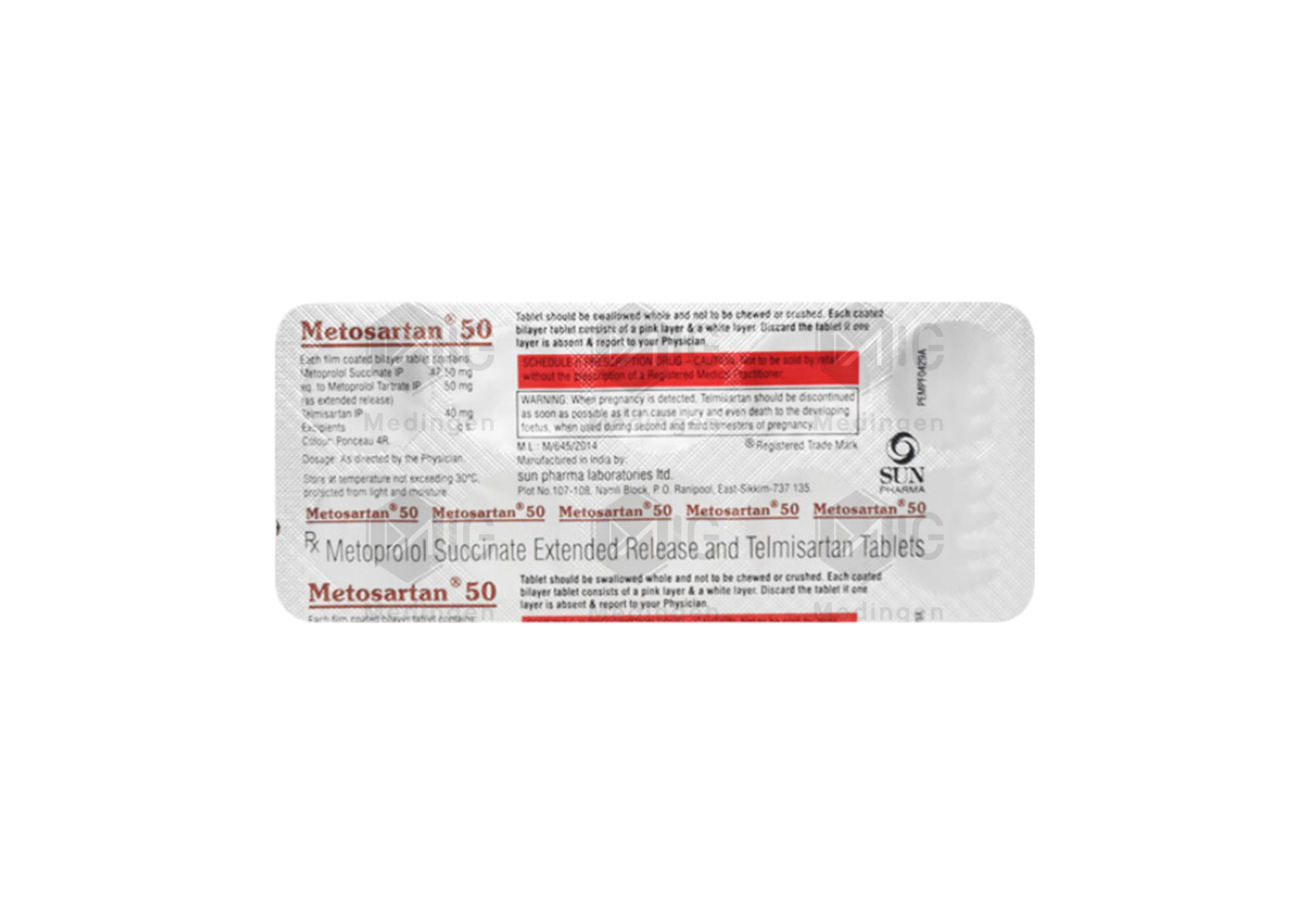 METOSARTAN 50